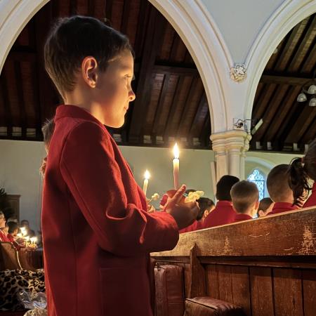 Westbrook Hay Christingle Service, Years 1-4